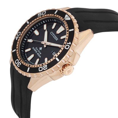 Pre-owned Citizen Promaster Black Dial Men's Watch Bn0193-17e