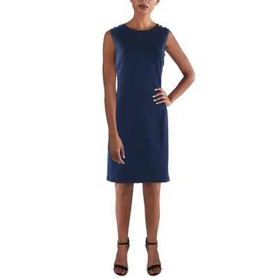 Lauren Ralph Lauren Женское темно-синее офисное платье-футляр для карьеры и работы 6 BHFO 7772