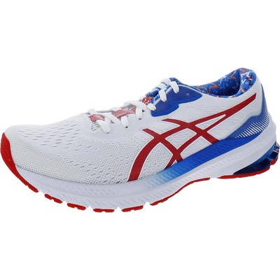 

Asics Mens GT 1000 11 Белые кроссовки для бега 9 Medium (D) BHFO 6977, White/electric red, GT 1000 11