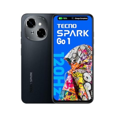 TECNO Spark GO 1 (Glittery White, 4GB+64GB) | 4+ Years Lag Free Fluency