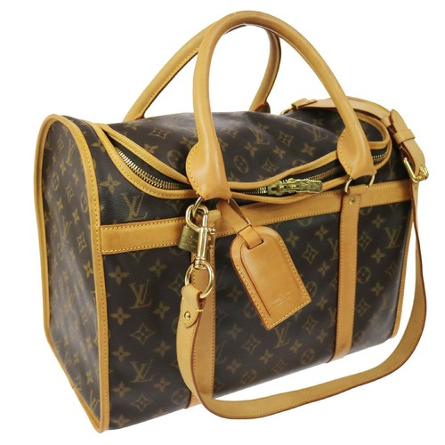 LOUIS VUITTON Collier Baxter PM M58072 Dog Collar Monogram Canvas