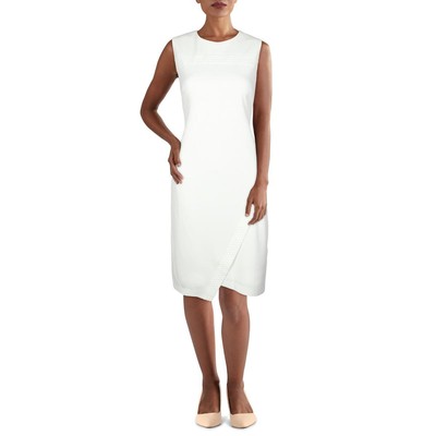 

Женское мини-платье без рукавов цвета слоновой кости Tommy Hilfiger  BHFO 3671, Цвет слоновой кости