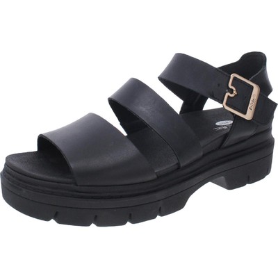 

Scholls Shoes Женские черные сандалии на платформе Trekkie 8.5 Medium (B,M) 7865, Черный
