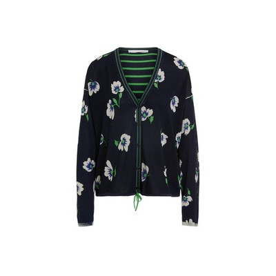 OUÍ OUI STRICKJACKEN DAMEN BLAU NEU & OVP 836151