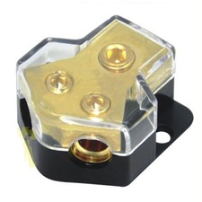 1 in 2 Out Car Audio Power or Ground Cable Splitter Distribution Blocks