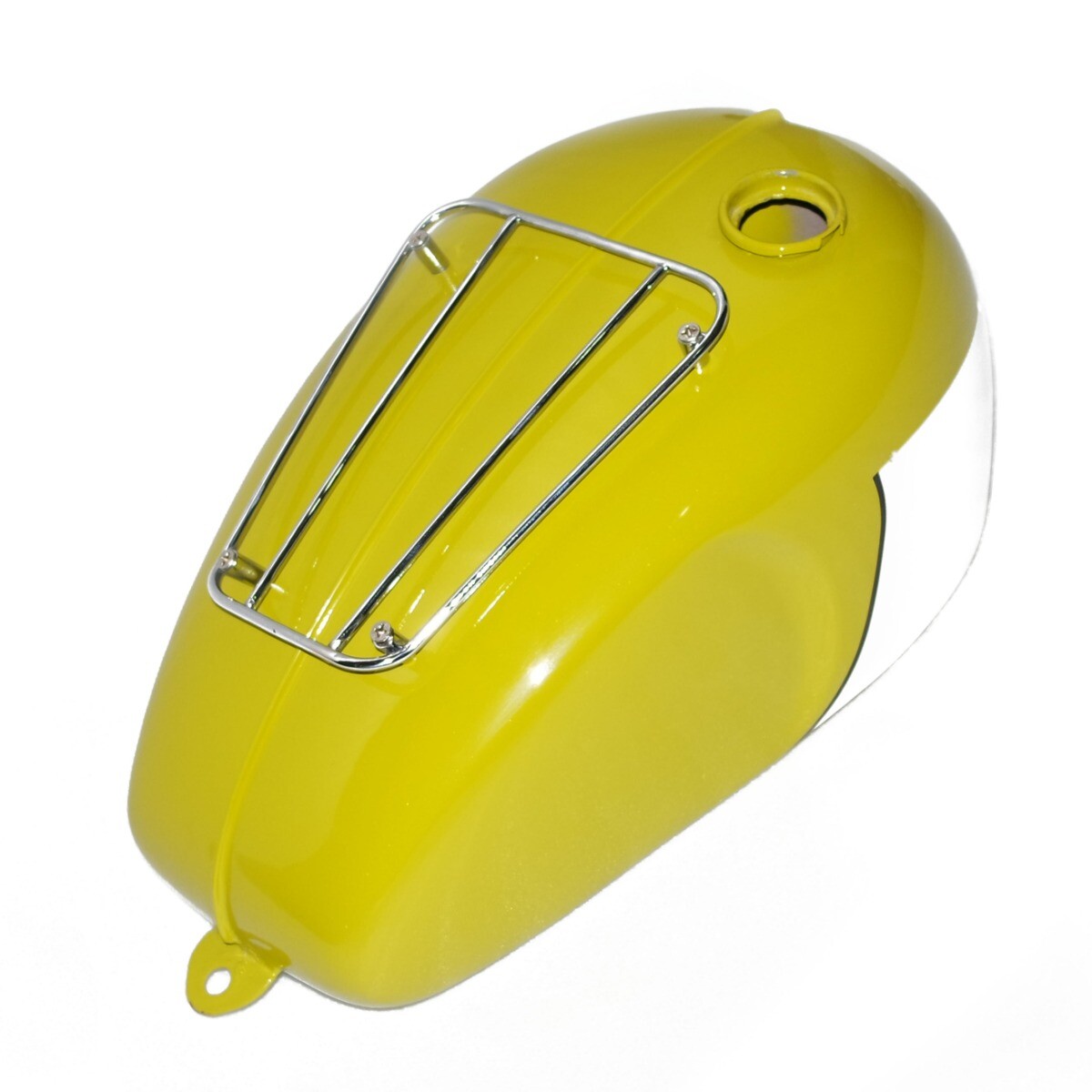 Fits Triumph T120 Bonneville Yellow Painted 3.5 Gallon Fuel Tank With Parcel Rack 