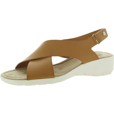 

John s Bay Womens Zeener Tan Comfort Wedges Shoes 9.5 Medium (B,M) BHFO 2868