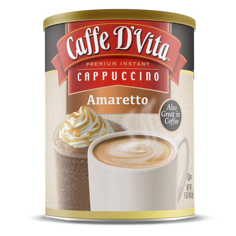 Caffe D'Vita Amaretto Cappuccino 16 Ounces