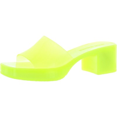 Steve Madden / женские босоножки на желтом каблуке Harlin 9 среднего размера (B,M) BHFO 1584