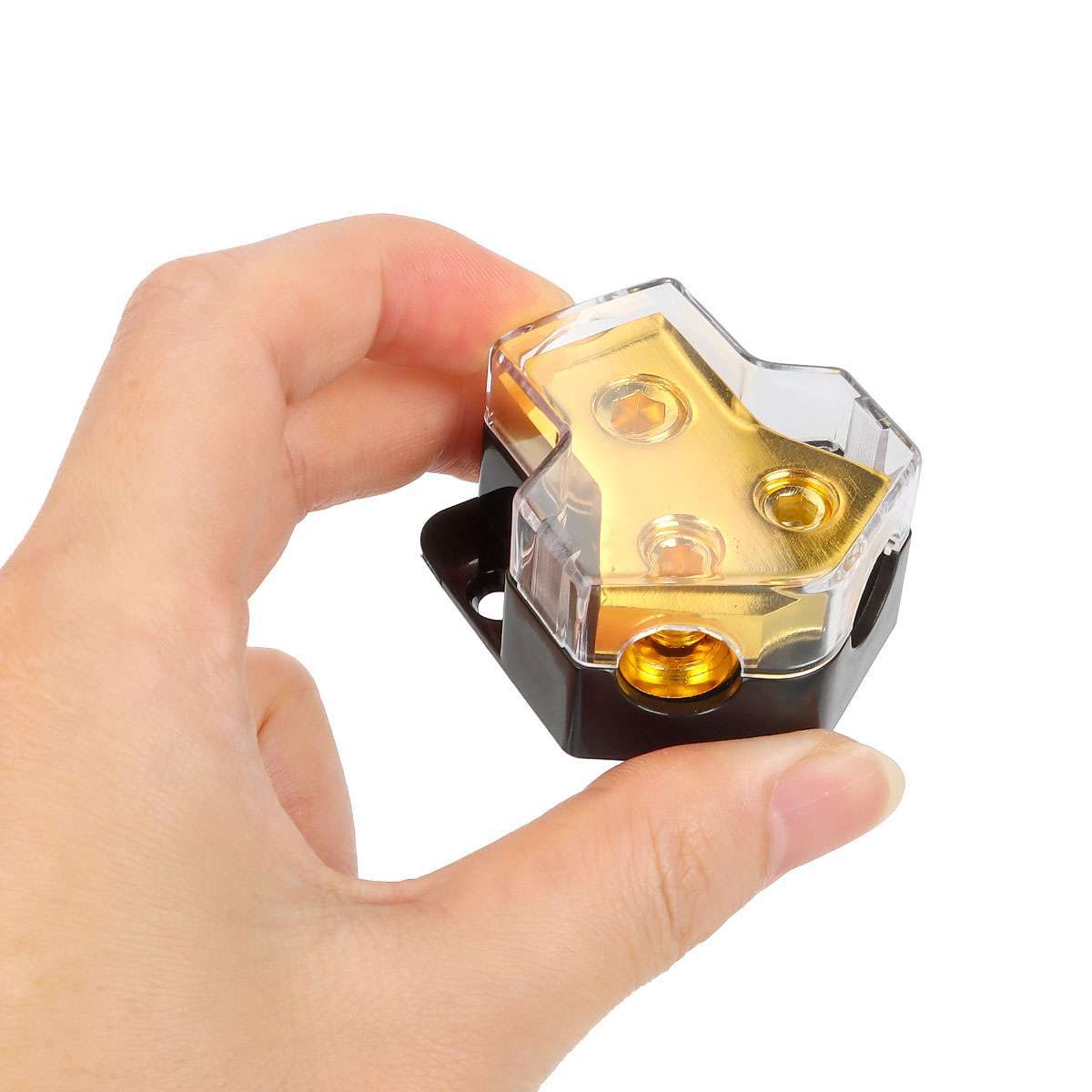 Car Audio Splitter Amp Distribution Power 0/2/4 Gauge In 4/6/8 Gauge Out New