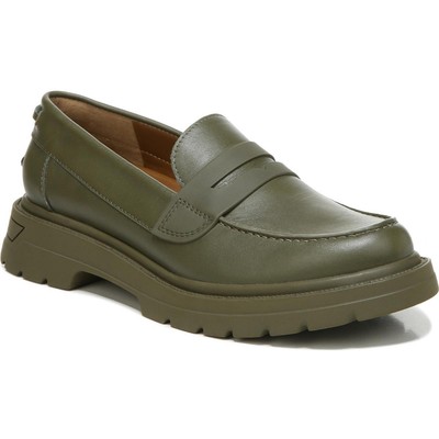 

Franco Sarto Женские Зеленые Кожаные Лоферы Reza 7.5 Средний (B,M) BHFO 3836, Olive leather, Reza