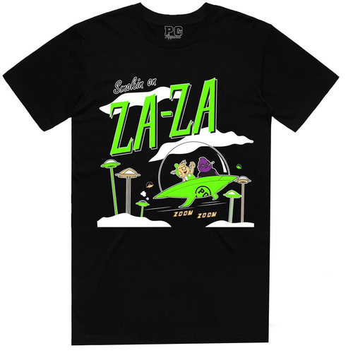 

Футболка ZAZA Planet of the Grapes черная/электрически-зеленая, Black/electric green