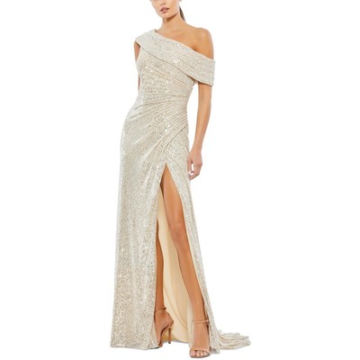 

Ieena for Mac Duggal Женское вечернее платье макси с блестками BHFO 6939