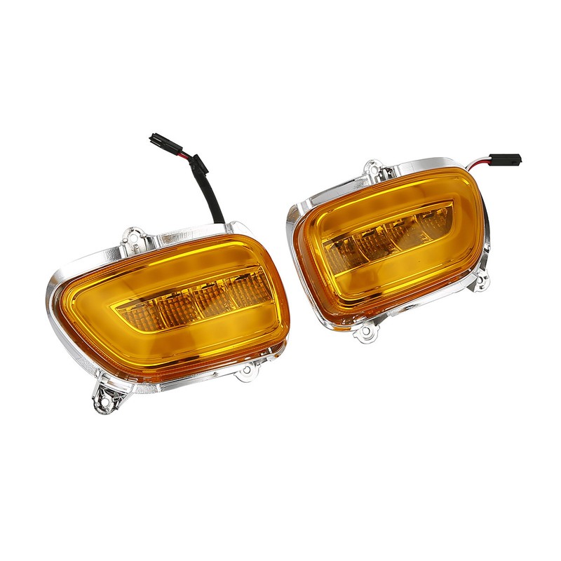 Front LED Turn Signals Orange Lens For Honda Goldwing GL1800 20012017