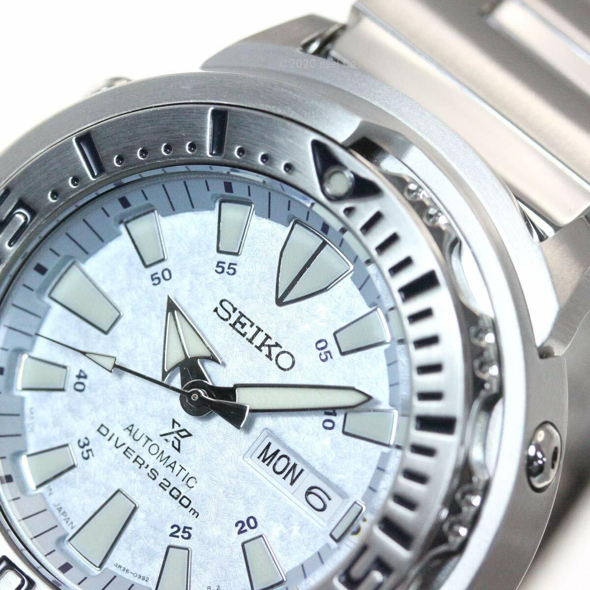 Pre-owned Seiko 2020  Prospex Diver Automatic Winding Baby Tuna Sbdy053 Men's Watch