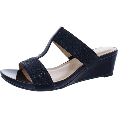 

Женские туфли Bandolino I Have To 2, темно-синие туфли на танкетке, 8, средние (B, M), BHFO 4499, Navy