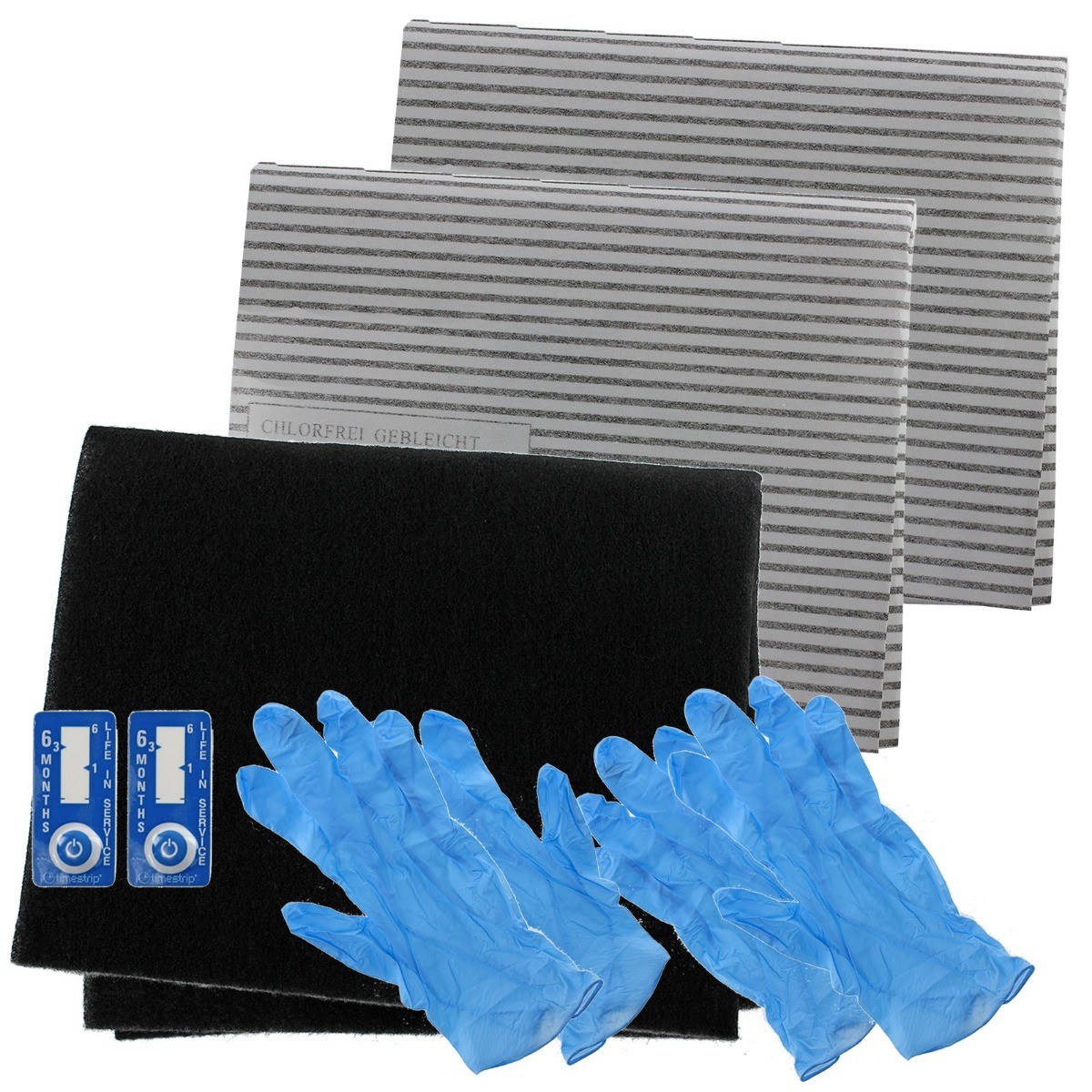 Cooker Hood Filter Kit for AEG BAUMATIC Extractor Fan Vent Grease