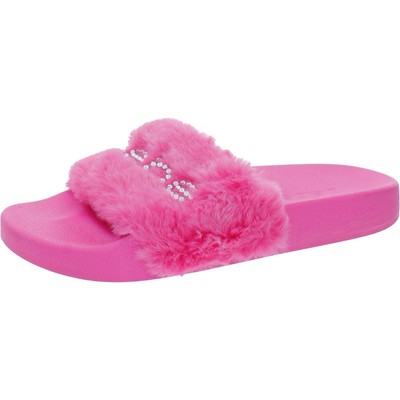 

Женские тапочки без шнуровки Bebe Furiosa из искусственного меха со стразами BHFO 5231, Furiosa
