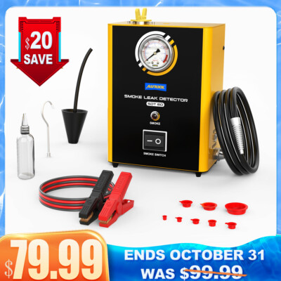 AUTOOL SDT60 Automotive EVAP Smoke Machine Leak Diagnostic Pipe System Tester