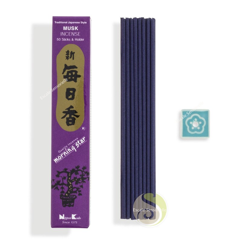 Encens Musc Morning Star  Nippon Kodo Rituel CÃ©RÃ©Monie PriÃ¨Res Tradition