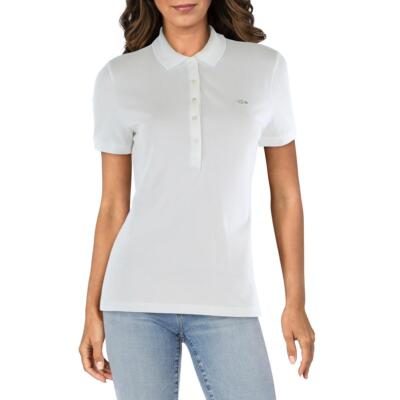 

Lacoste Женская белая повседневная рубашка-поло с воротником пике  8 BHFO 6583, Белый
