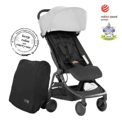 Mountain Buggy 2021 Nano In Silver Brand New Latest Version V3!! Open Box