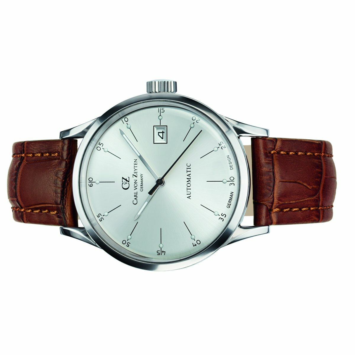 Pre-owned Carl Von Zeyten Men Watch Automatic Wristwatch Eschenz Cvz0002wh