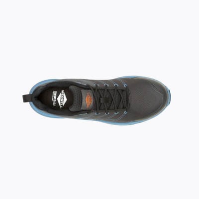 Pre-owned Merrell Work Men's Moab Flight Carbon Fiber Sd Work Shoe Black/steel - J005627, In Silver