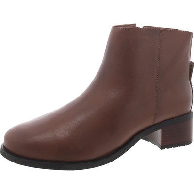 David Tate Womens Voyage Brown Leather Booties Shoes 9 Medium (B,M) BHFO 7863