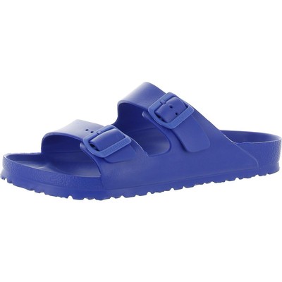 

Мужские синие повседневные сандалии без шнуровки Birkenstock 44 Medium (D) BHFO 9796, Синий