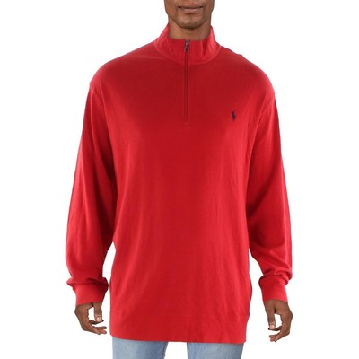 Мужская красная удобная толстовка Polo Ralph Lauren для отдыха Big & Tall 4XB BHFO 8092