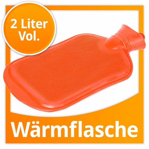XXL Wärmflasche mit 2 Liter - Original Wärmeflasche von Snoozy® - Markenqualität