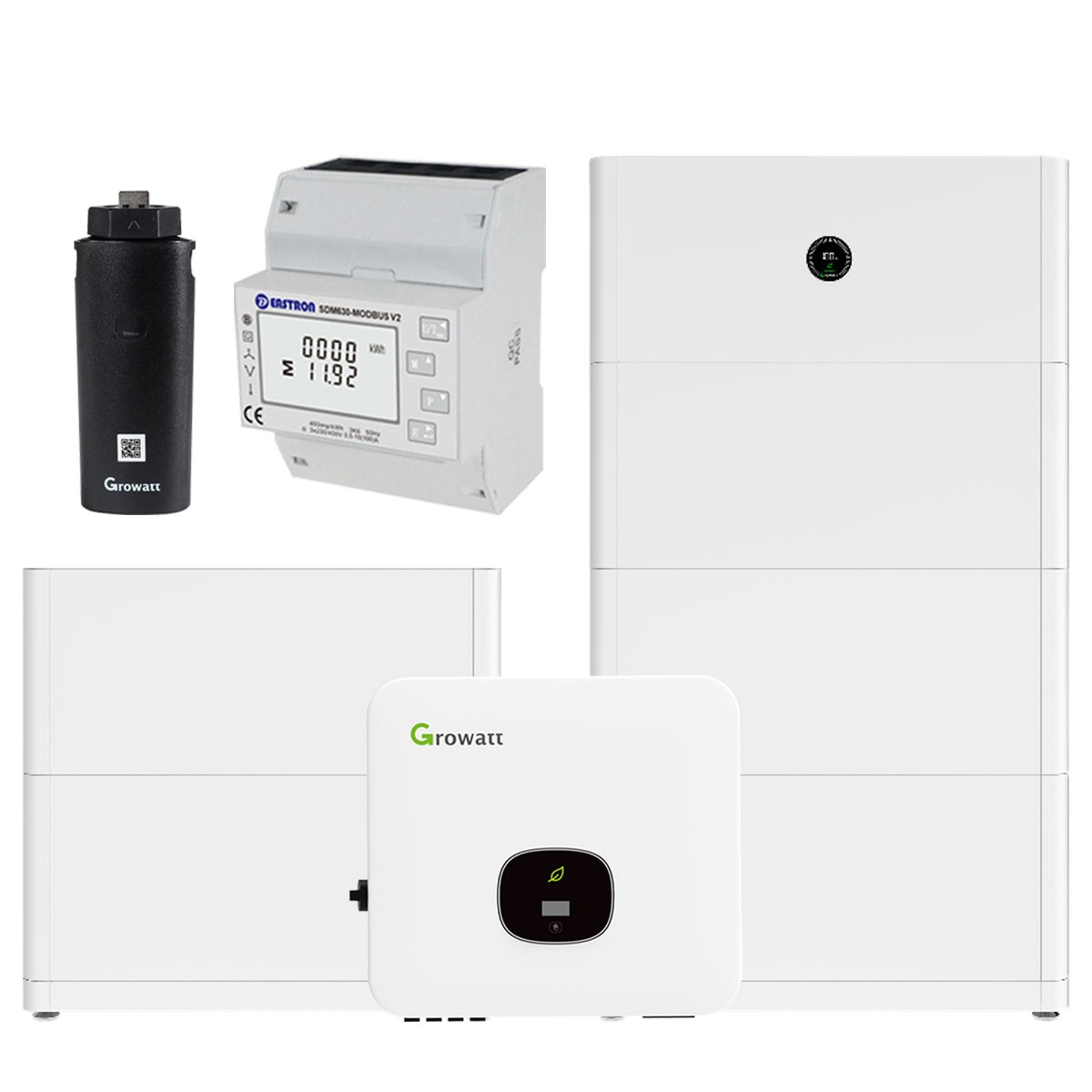 Growatt MOD 7KTL3-XH2 0% MwSt §12 III UstG 7kW Hybrid Wechselrichter mit 25kWh S