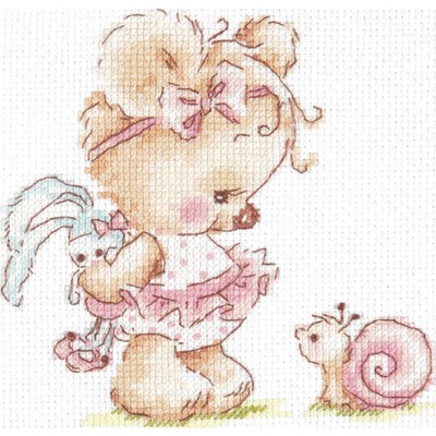 Magic Needle Zweigart Edition counted cross stitch kit ''I'm Friends with You!'', 
