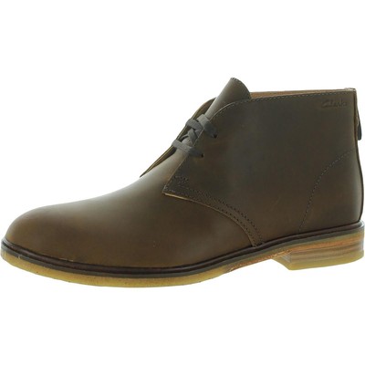 Clarks Clarkdale DBT Мужские кожаные амортизирующие ботинки Chukka