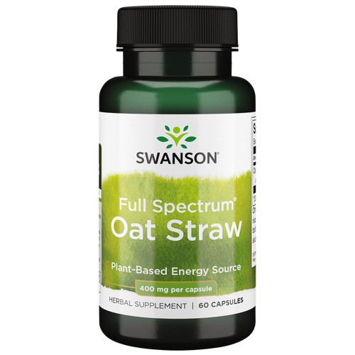 Swanson Full Spectrum Oat Straw 400 мг 60 капсул