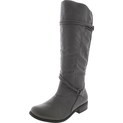 

Женские серые сапоги до колена Journee Collection Shoes 9 Medium (B,M) BHFO 3846, Grey, 001658
