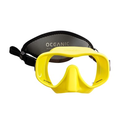Oceanic Shadow Dive Mask - Used, Yellow Color with Neo Strap(05.4000.18)