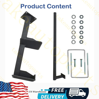 Dual Step Boat Trailer Steps for The Tongue with Handle, Universal Fit Bass Boat
