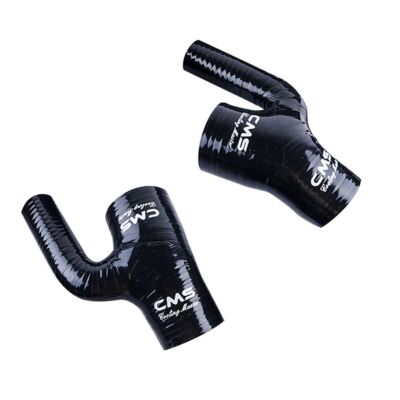 For Audi S4 RS4 Biturbo A6 B5 2.7T Bi-Turbo Silicone Induction Intake Hose Black