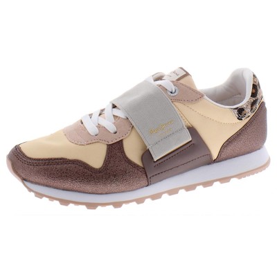 

Женские эластичные модные кроссовки Pepe Jeans London Verona W 39 Medium (B,M) 0776, Mauve pink