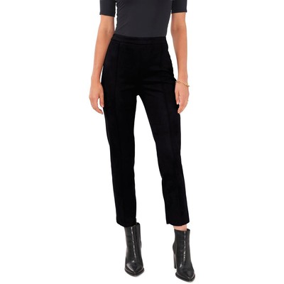 Vince Camuto Womens Black Faux Suede Skinny Ankle Leggings M BHFO 9566