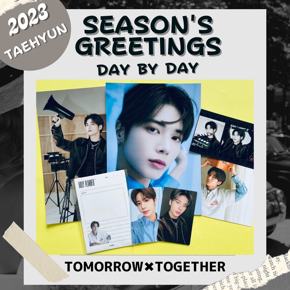TXT カード TAEHYUN Taehyun TXT The Name Chapter: FREEFALL GRAVITY Photocard UMS