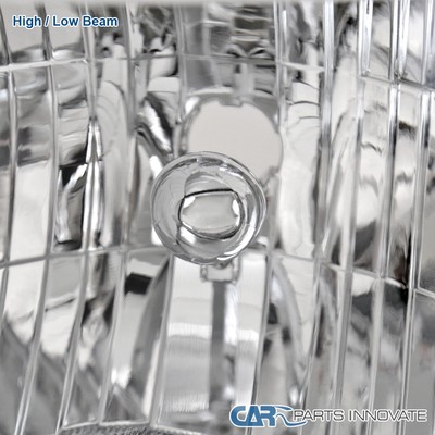 Fits 11-16 Ford F250 F350 F450 F550 SuperDuty Clear Headlights Lamps Left+Right