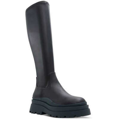 Высокие сапоги до колена Aldo Womens Majorr черного цвета на высоком каблуке 8,5 См (B,M) BHFO 9241