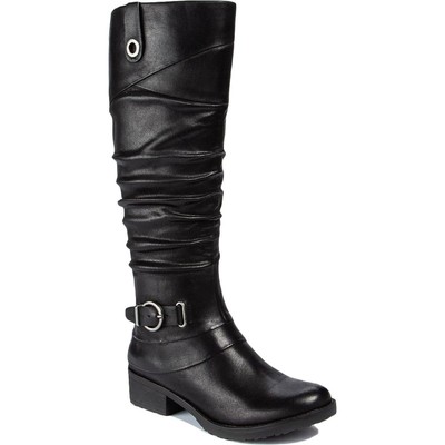 

Женские сапоги до колена Baretraps Onika Black 7.5 Medium (B,M) BHFO 4259, Черный, Onika