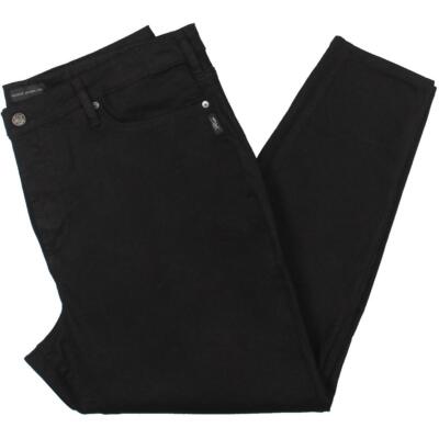 Silver Jeans Co. Женские черные стрейчевые джинсы-скинни с высокой посадкой плюс 2X BHFO 6268