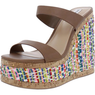 

Женские сандалии на платформе Steve Madden Petals Tan 11 Medium (B,M) BHFO 1695, Tan/multi, Petals