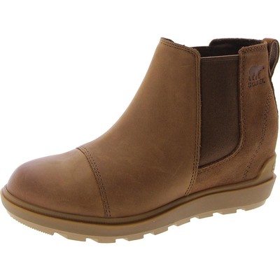 Женские ботильоны Sorel Evie ll из натуральной кожи на плоской подошве без шнуровки, BHFO 8643