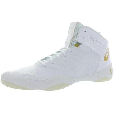 

Asics Mens JB Elite III Белые кроссовки для борьбы 12 Medium (B,M) BHFO 6989, White/rich gold, JB Elite III
